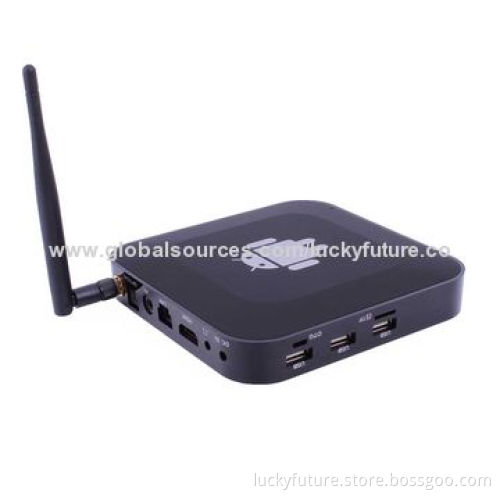 RK3188 Quad-core Android 4.2 Mini PC with Wi-Fi/BT/2GB RAM/8GB ROM/HDMI/USB2.0/LAN/AV/Remote Control